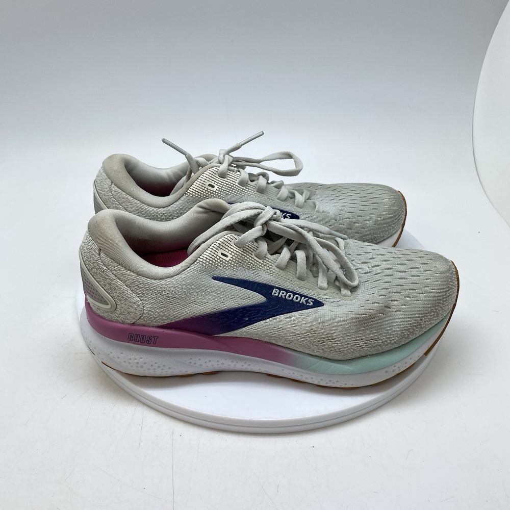 Brooks Sneakers Womens 6.5‎ D Ghost 16 1204071D175 Gray Running Athletic Shoes